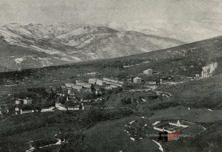 Vista general de la colonia obrera de Vallejo de Orbó