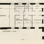 Plano del sanatorio de Vallejo de Orbó